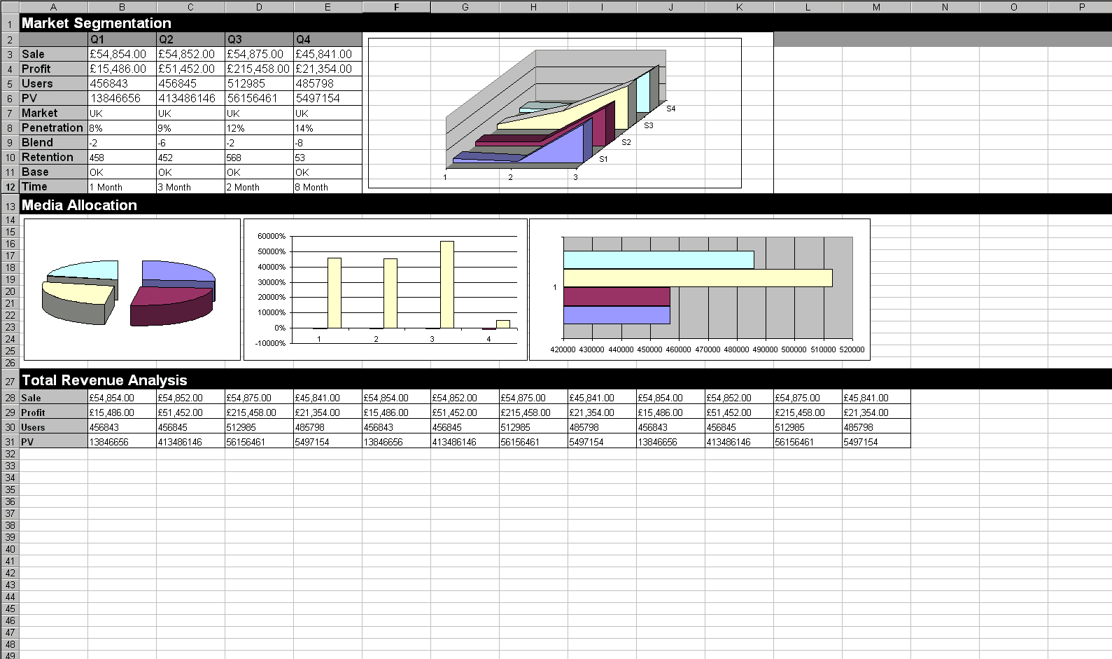 Excel Spreadsheet